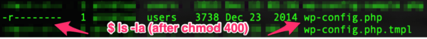 Wordpress Config File Security