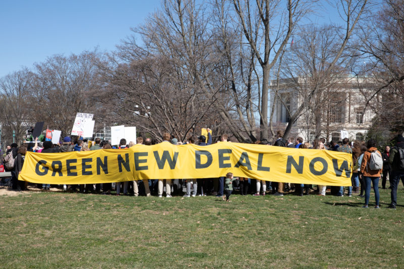 Activists with a 