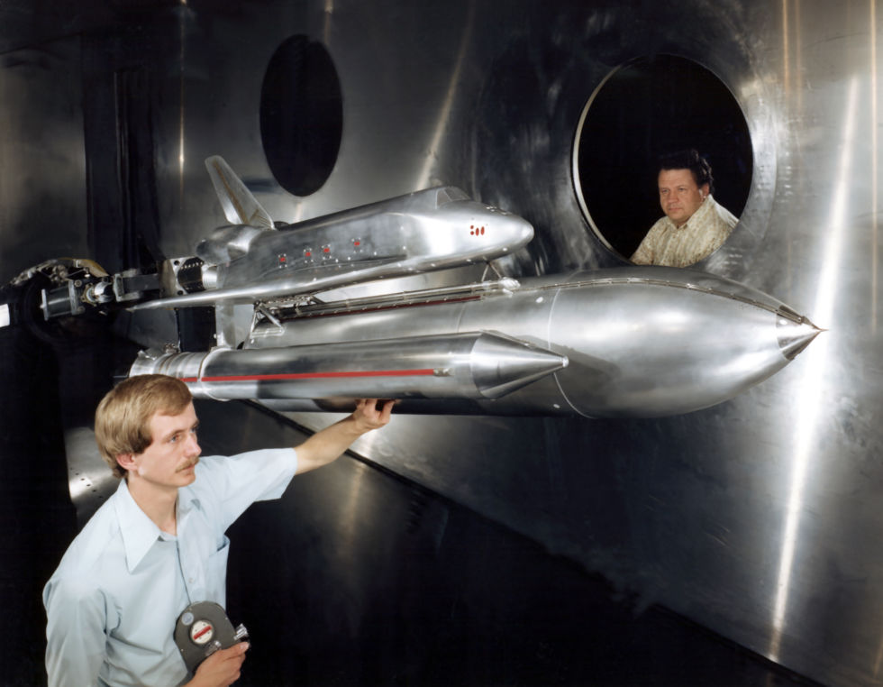 NASA's Bill Gerstenmaier in 1978 (left). He worked on the Space Shuttle and Space Station programs before they even flew. He says NASA's new way of developing a human-rated spacecraft is a good thing.