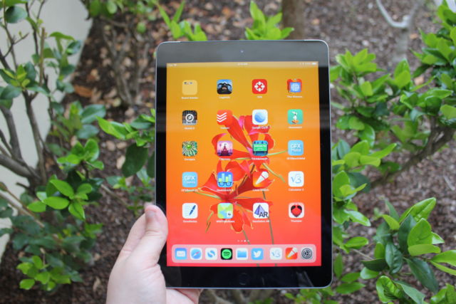 The 128GB version of the latest, ever-recommendable 9.7" iPad is discounted today as well.