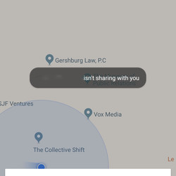 You can request that the person you’re sharing your location with share theirs back.