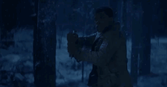 John Boyega Lightsaber GIF