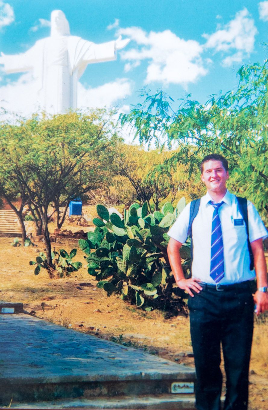 A personal photo of Joseph Hack on his mission in Bolivia for the LDS Church. Hack just recently had his name removed from the LDS church record using quitmormon.com.