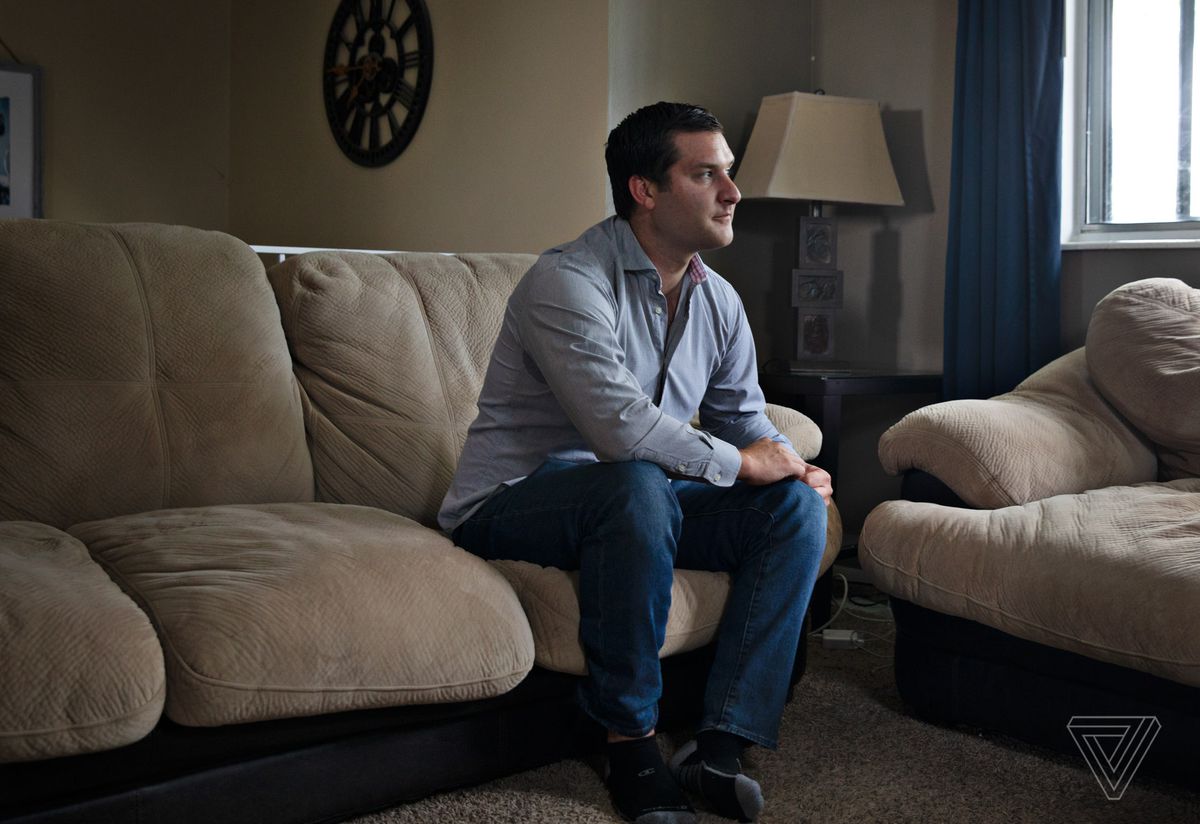 Joseph Hack just recently had his name removed from the LDS church record using quitmormon.com. Hack is photographed at his home in West Valley City on May 23, 2019 in Utah.