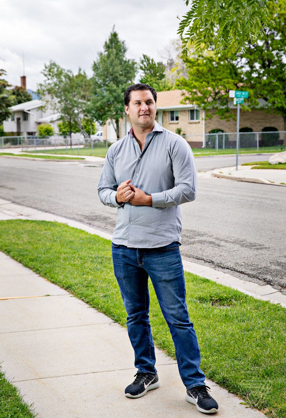 Joseph Hack just recently had his name removed from the LDS church record using quitmormon.com. Hack is photographed at his home in West Valley City on May 23, 2019 in Utah.