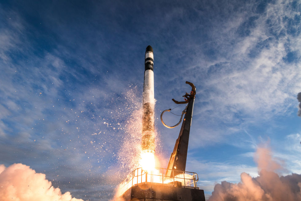 ELaNa19 mission liftoff of Electron rocket.