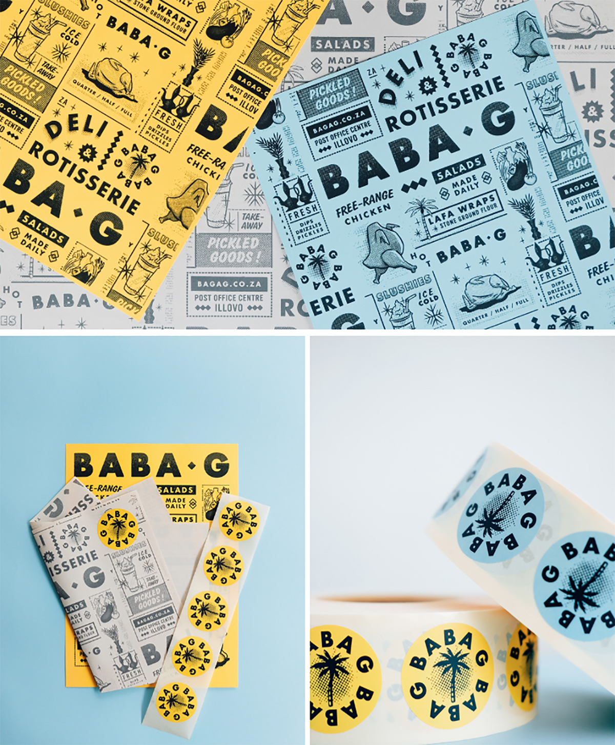 Baba G restaurant branding