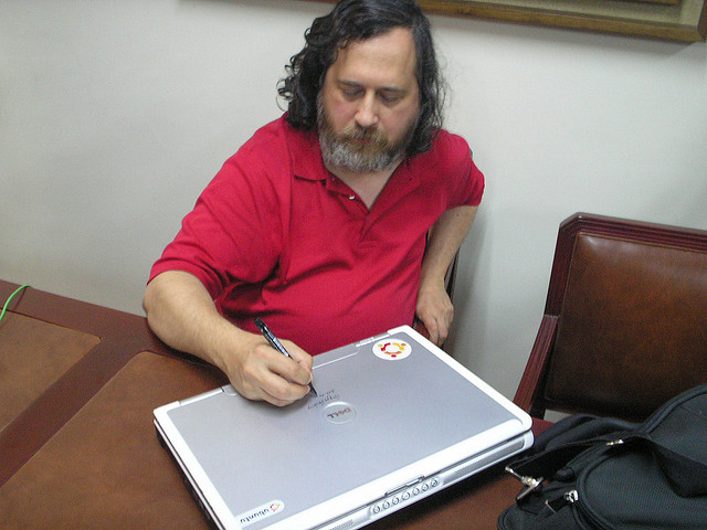 Former Free Software Foundation President Richard Stallman.