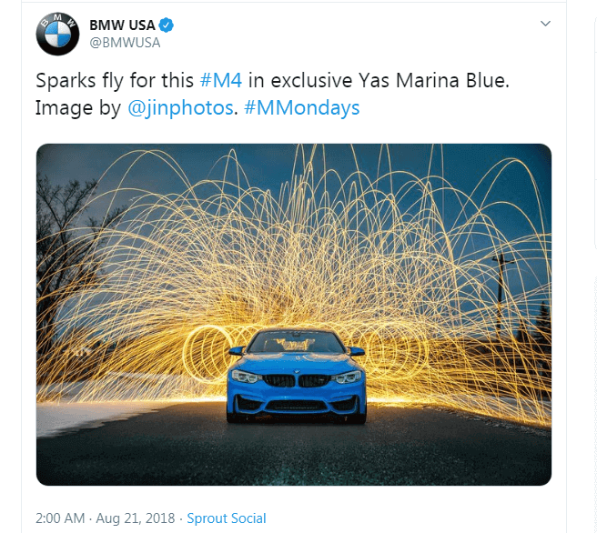 Image link building example BMW and Audi
