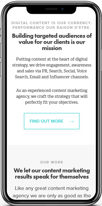 example of site nav on mobile