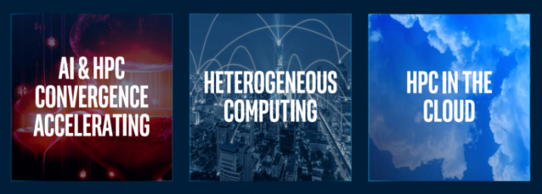 Intel's "Mega Trends in HPC" boil down to AI workloads, running on many kinds of hardware, largely in cloud—not on-premise—environments.