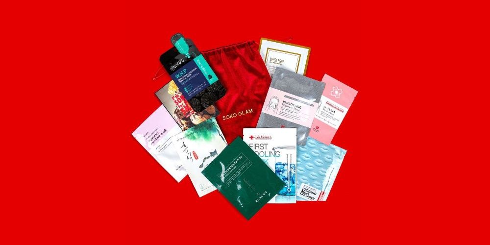 Soko Glam Merry & Bright Sheet Mask Set