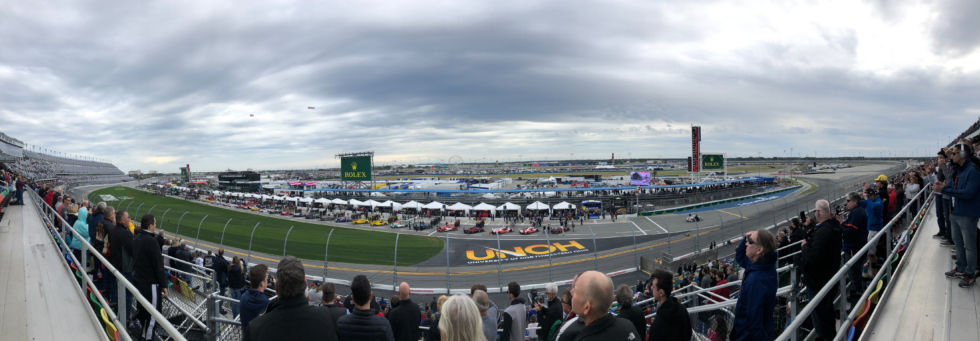 I really hope the weather for the this year's Rolex 24 is better than 2019.