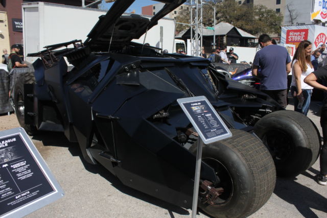 Is it a tank or a Batmobile? Maybe that's the point. 