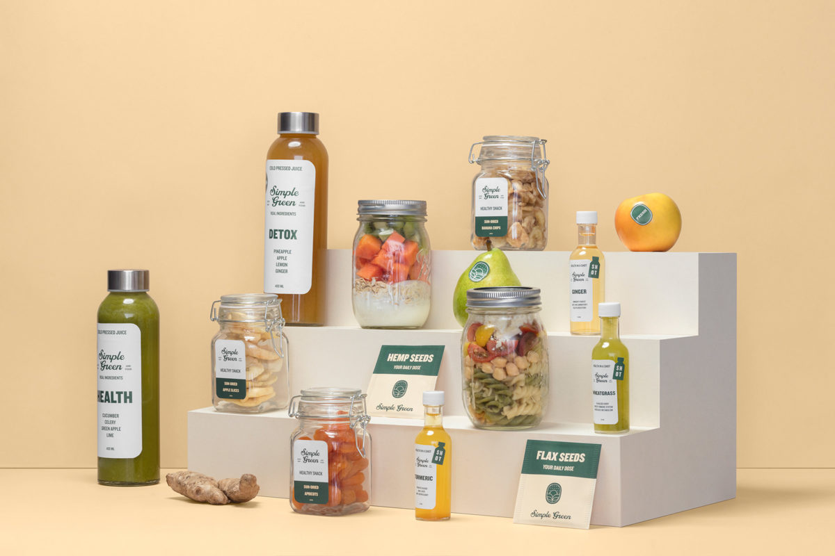 Simple Green branding project by The Branding People