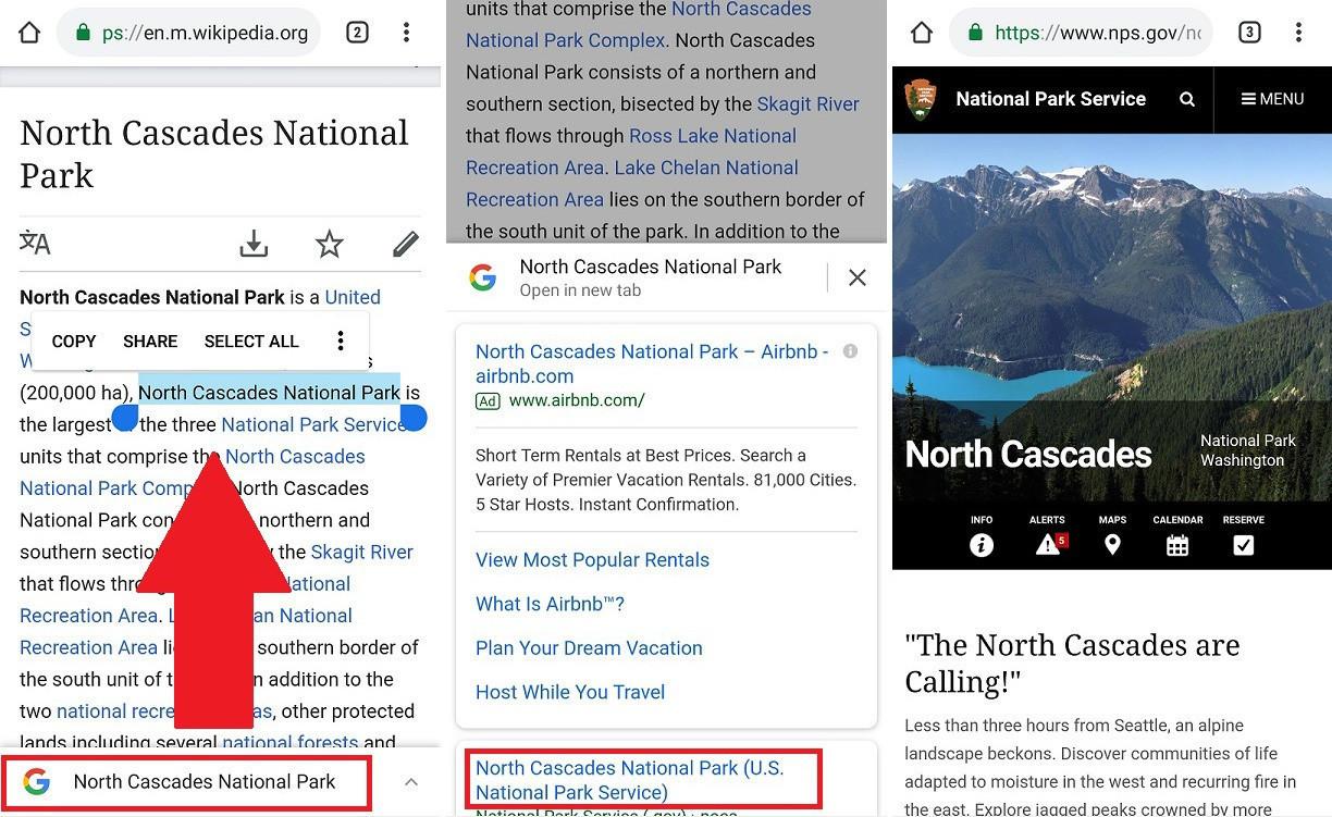 Quick Mobile Search (Android)