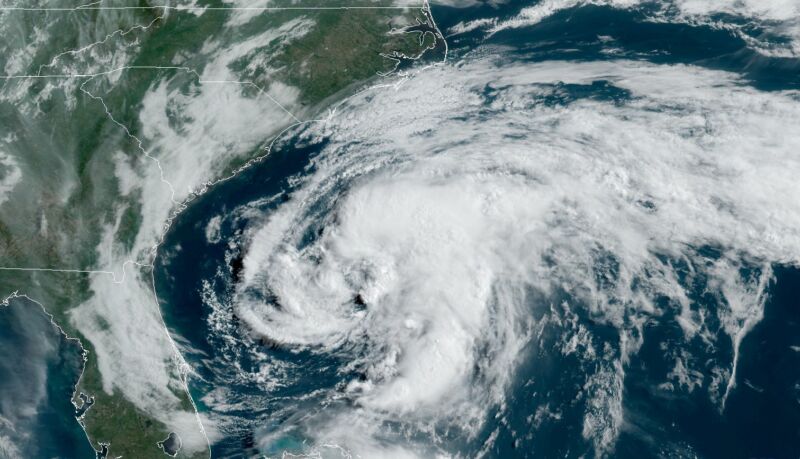 Tropical Storm Arthur formed late Saturday night.