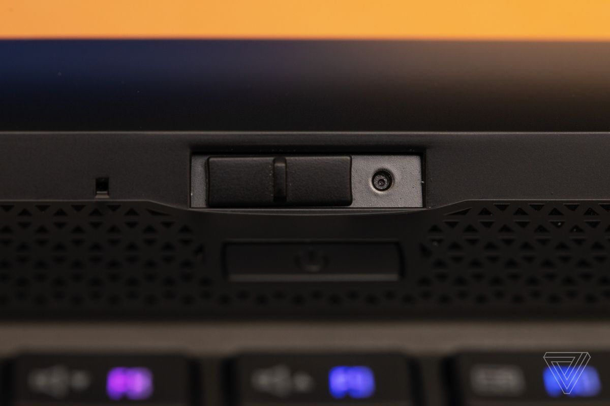 The Gigabyte Aero 15 webcam.