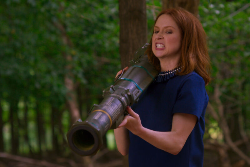 Screenshot from Unbreakable Kimmy Schmidt: Kimmy vs. the Reverend.