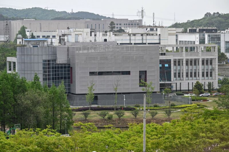 The Wuhan Institute of Virology in Wuhan in China's central Hubei province on April 17, 2020. 