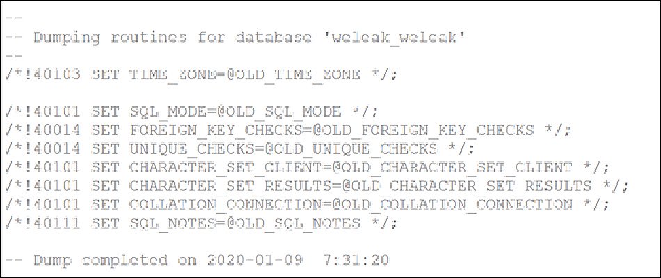 WeLeakData