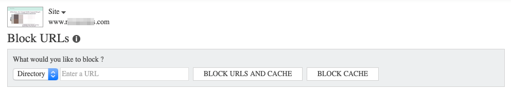 bing webmaster tools block urls