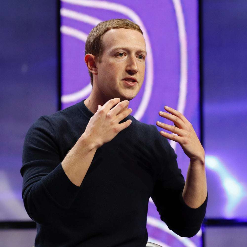 Facebook CEO Mark Zuckerberg