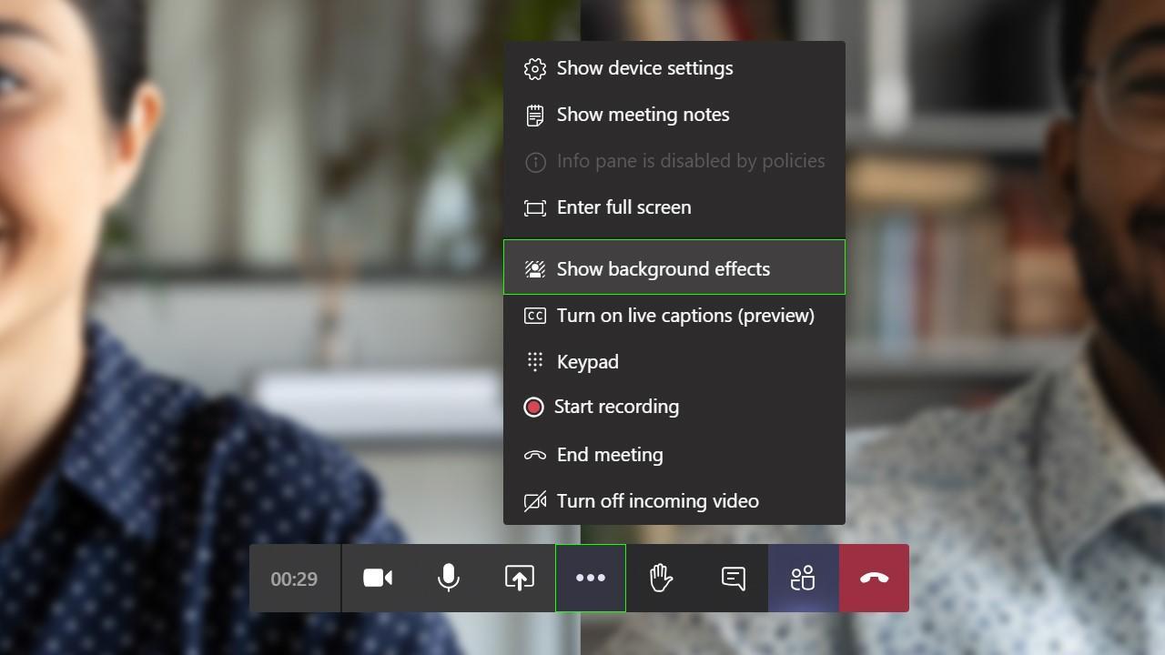 Add a custom image during a meeting