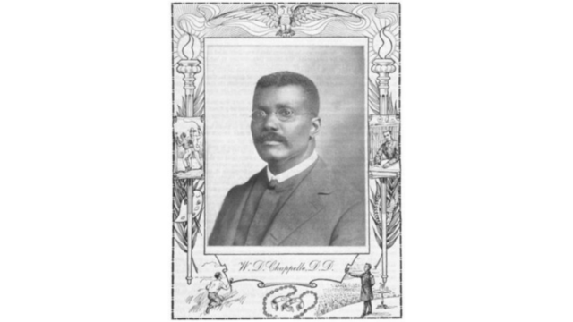 Bishop William David Chappelle, Dave's great grandfather, who lead a black delegation to Woodrow Wilson's White House
