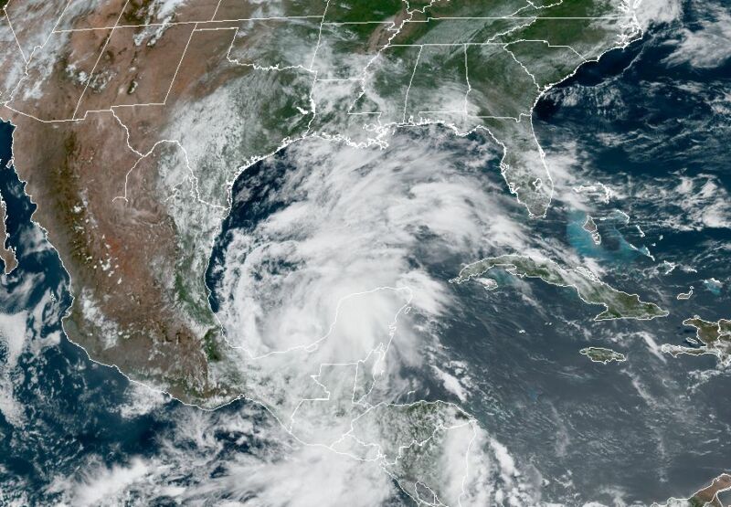 Tropical Storm Cristobal formed in the Southern Gulf of Mexico on Tuesday.