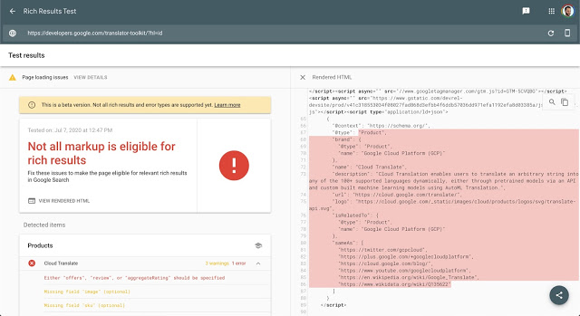 Google Shutters Structured Data Testing Tool
