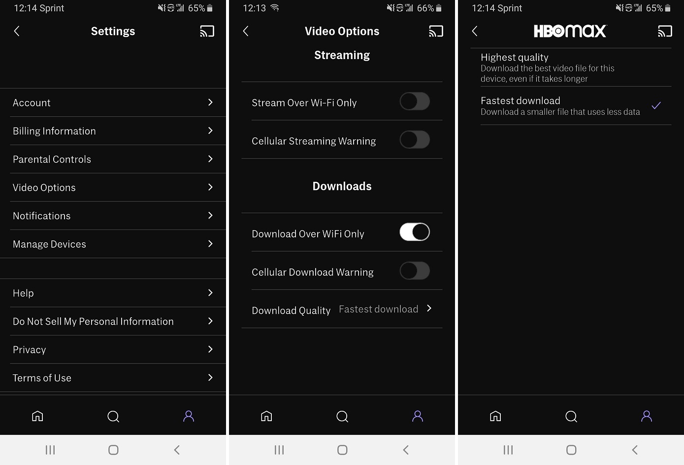 Video Playback Options