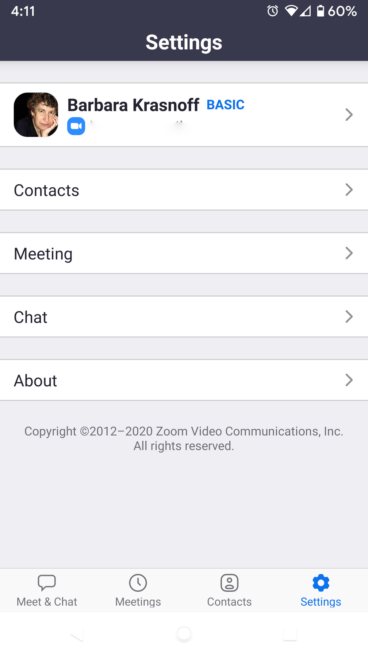 Go to your settings and tap on your name