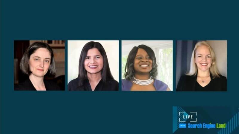 live with search engine land panelists: closing the gender gap in SEO