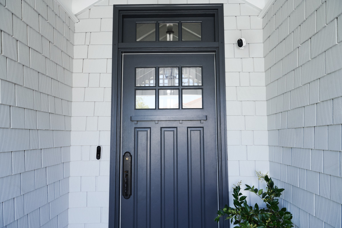 The Ultra 2 set up next to a door.