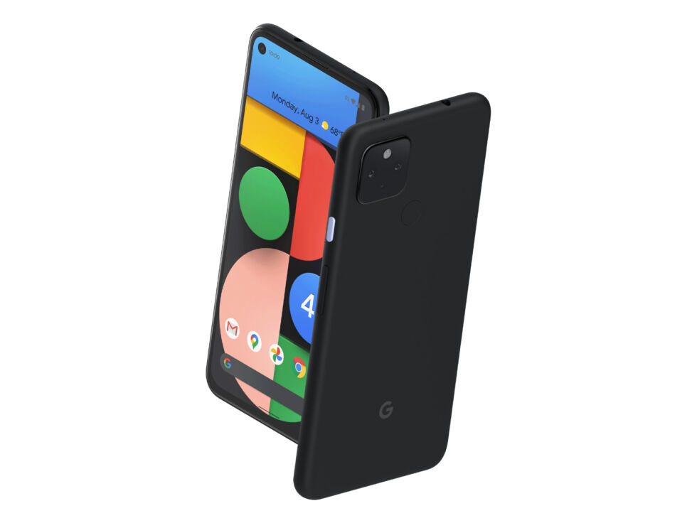 The Pixel 4a with 5G.