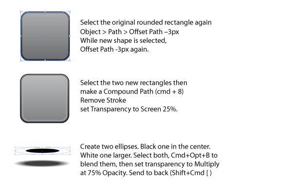 beveled icon vectors