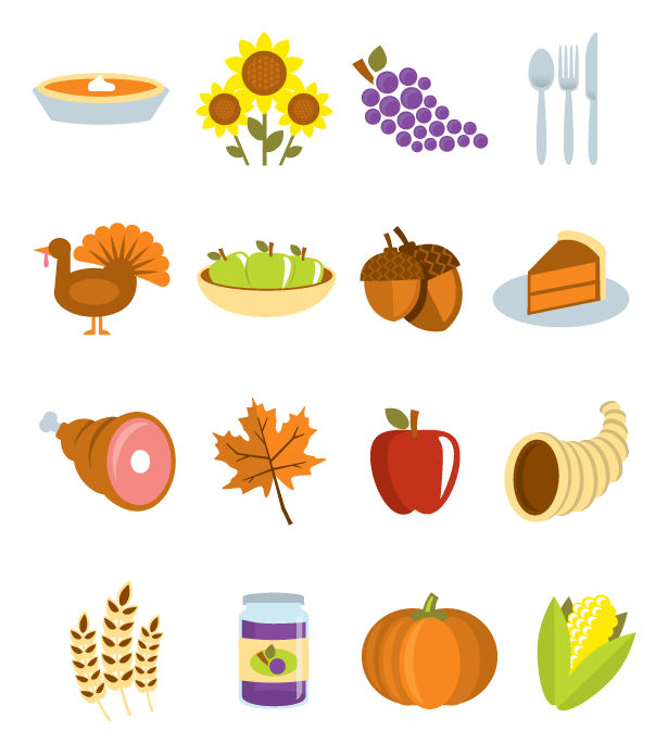 thanksgiving stickers