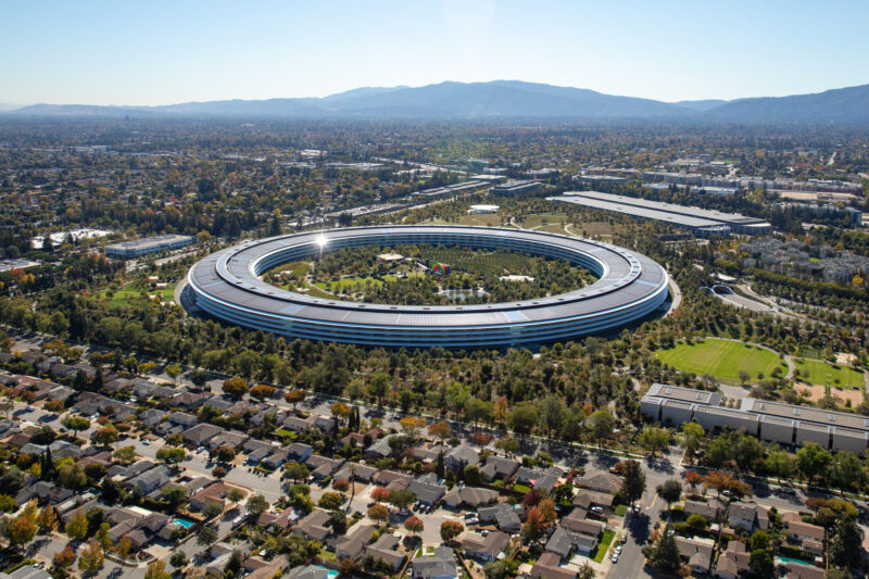 Apple's global headquarters in Cupertino, California.