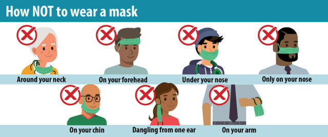 Please, don't treat your mask like this.