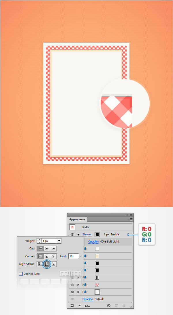 gingham pattern vector