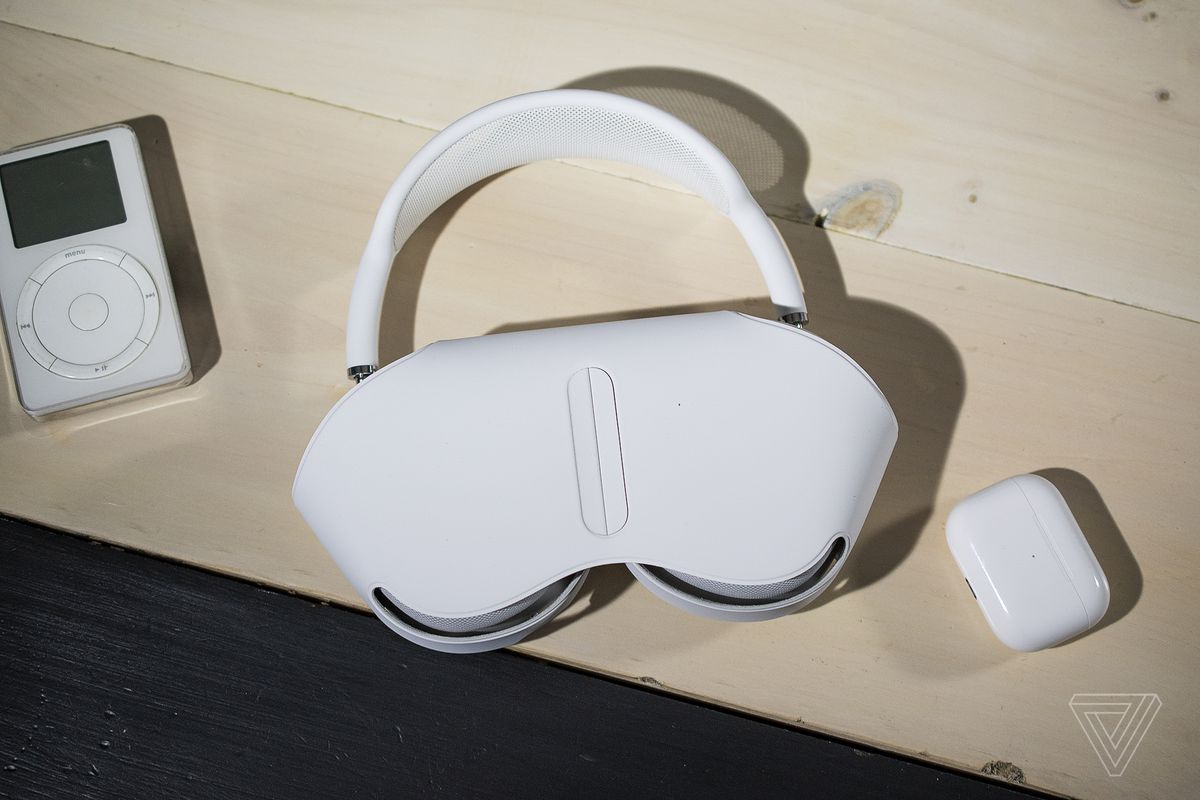 Apple AirPods Max in case with iPod and AirPods Pro