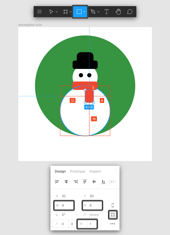Snow Globe Icon Scarf