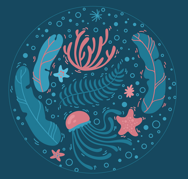 Ocean Design Composition