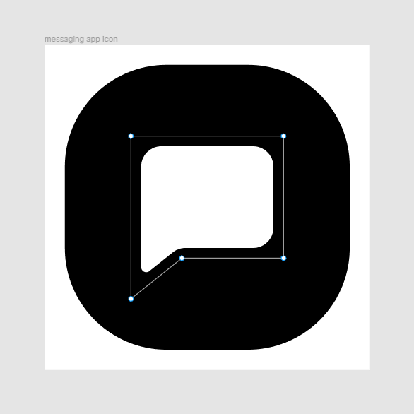 messaging app icon chat bubble 