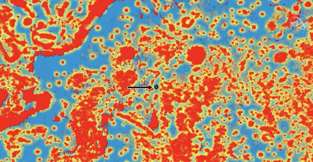 For landing, red's bad, blue's good. The onboard software nailed the landing.