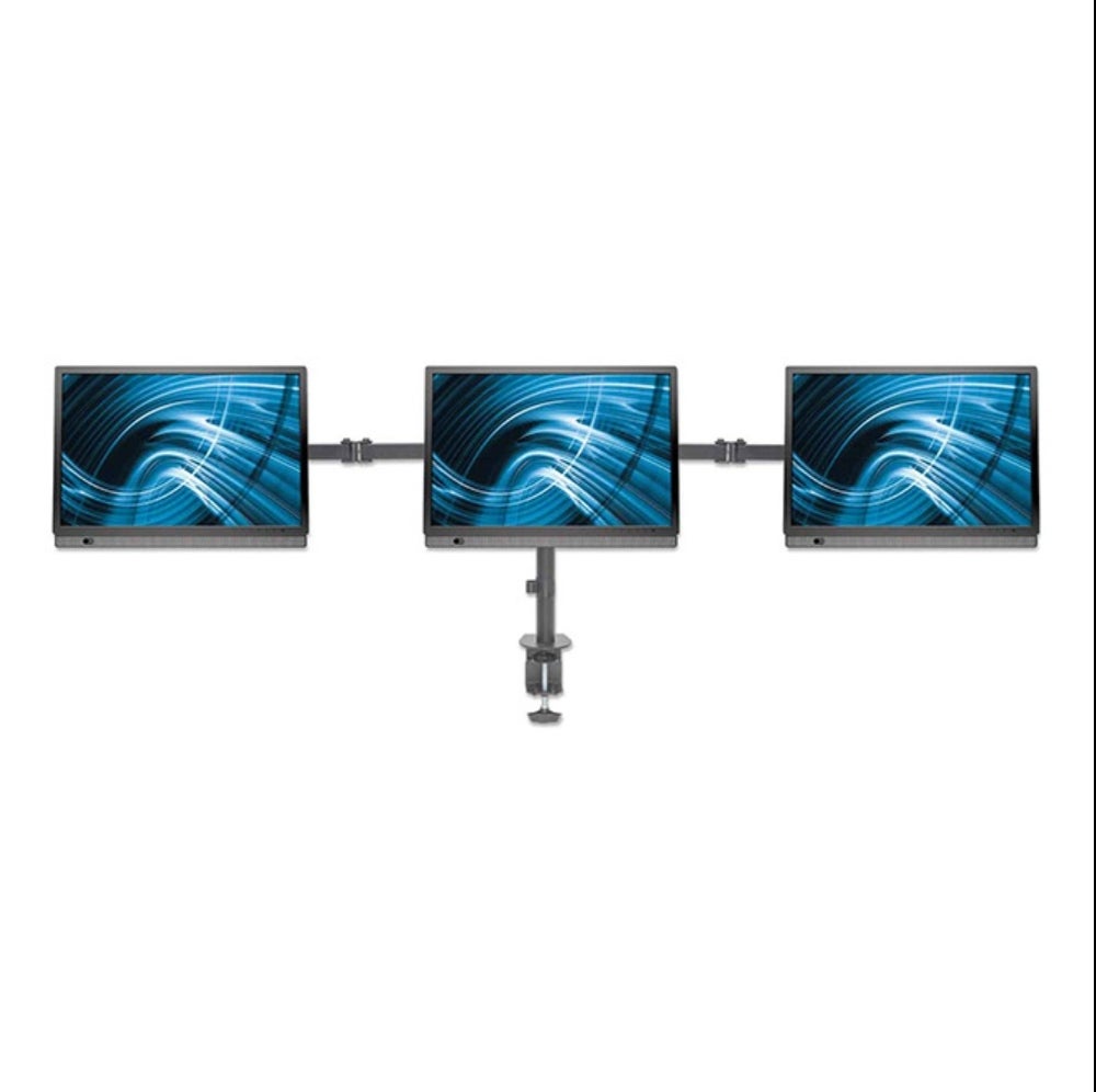 LCD Monitor Mount with Center Mount & Double-Link Swing Arms