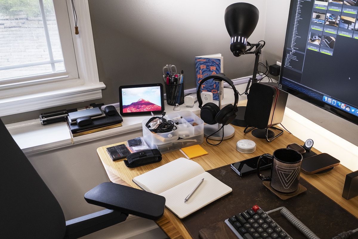 The overflow pile includes review devices, sensors, and an Echo Show 8.