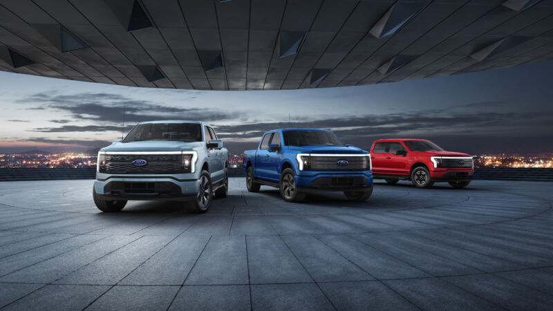 Ford's range of all-electric F-150 Lightning pickup trucks will start at just $39,974 before tax credits. 