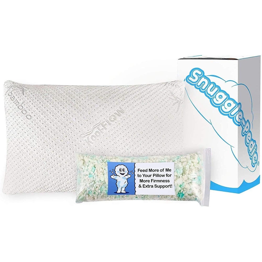 Best Memory Foam: Snuggle-Pedic Deluxe Adjustable Pillow ($41)